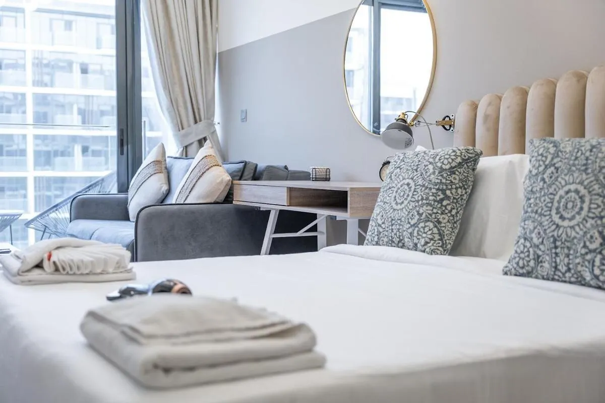 Apartment Cozy & Stylish Studio For 4 In Meydan Dubai