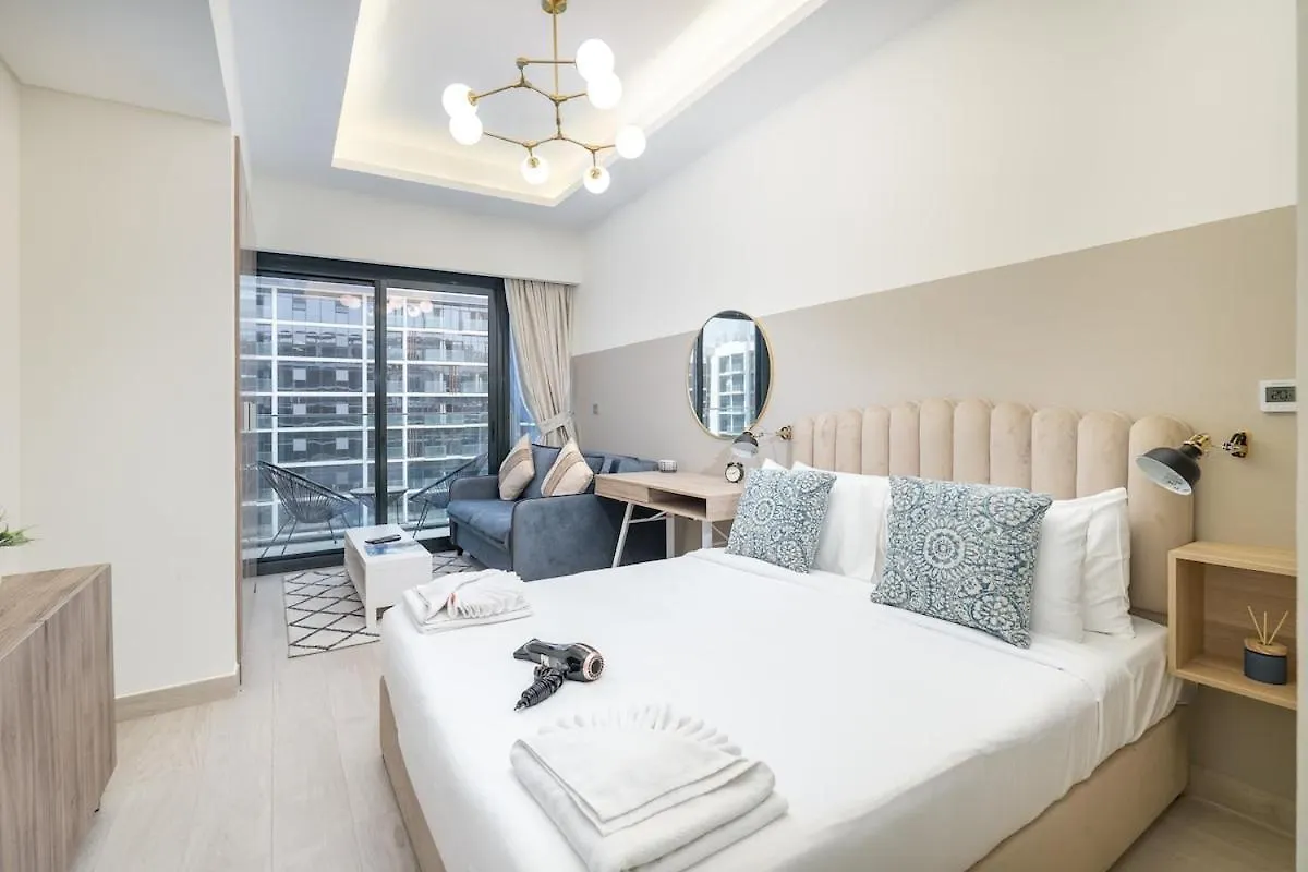 Cozy & Stylish Studio For 4 In Meydan 迪拜 0*,