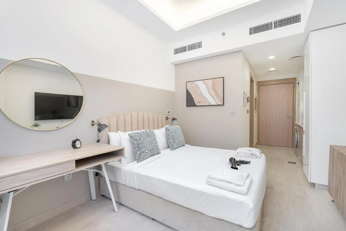 Cozy & Stylish Studio For 4 In Meydan 迪拜
