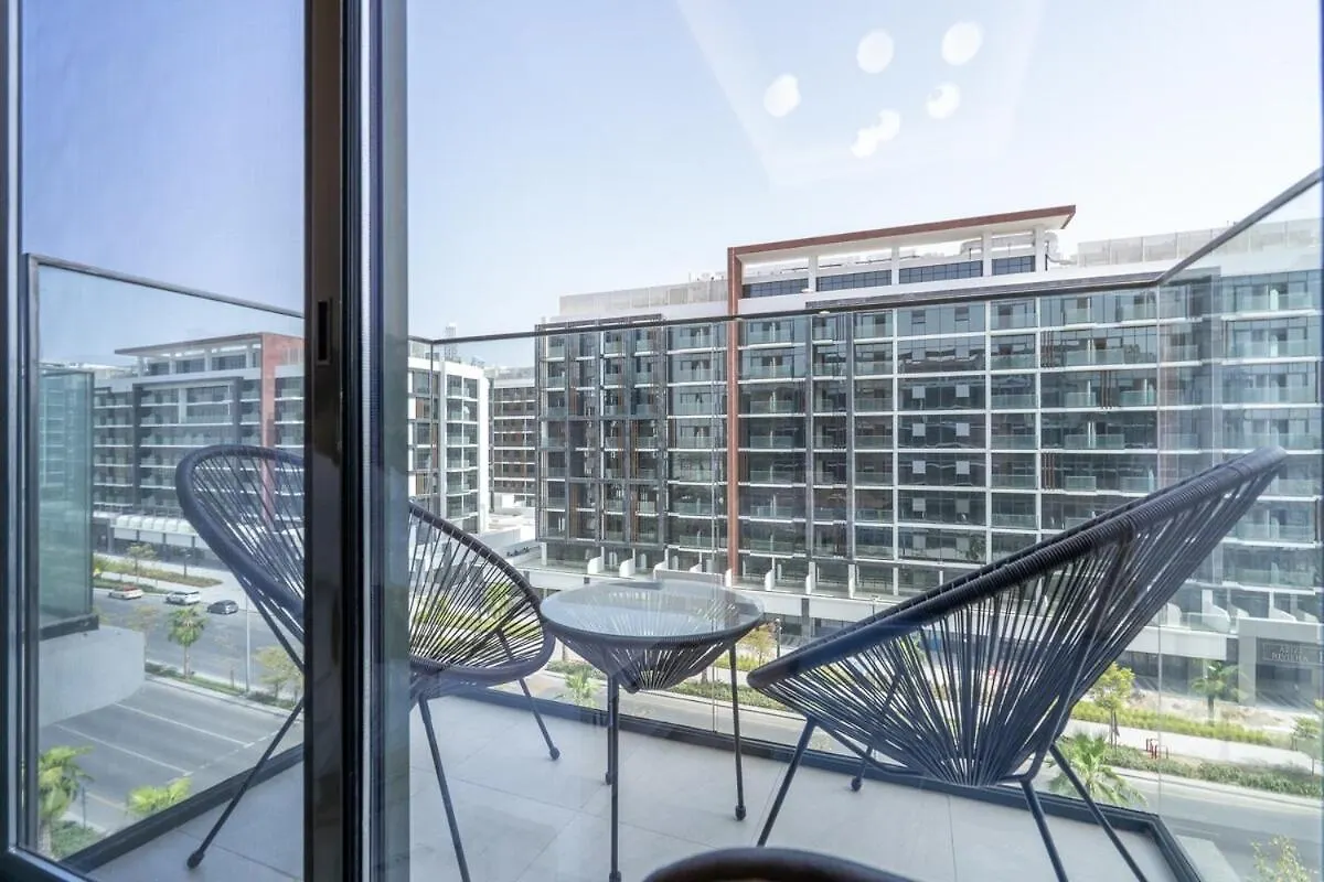 公寓 Cozy & Stylish Studio For 4 In Meydan 迪拜